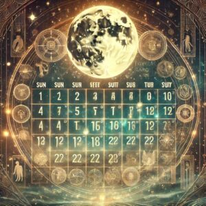 Monthly zodiac number reading